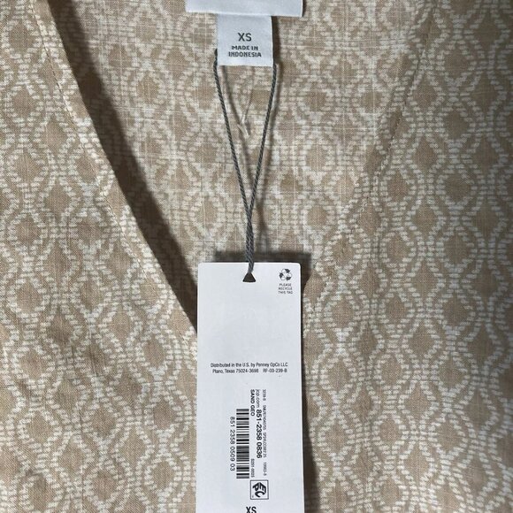 Liz Claiborne Long Sleeve Button Down Size XS Top New With Tag - Picture 2 of 6